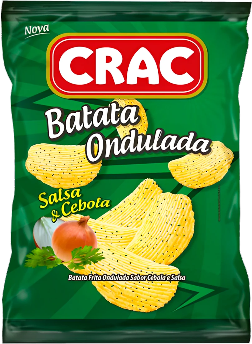 Batata Ondulada Salsa e Cebola